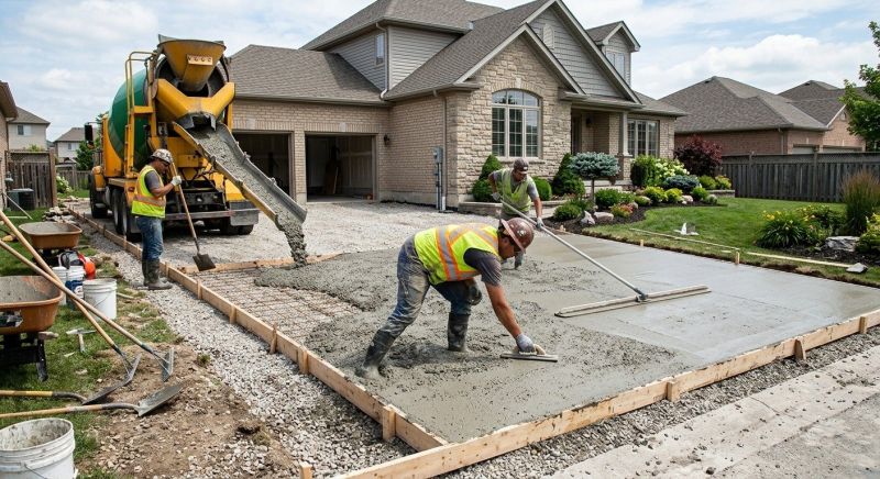 Concrete Driveway Installation Service